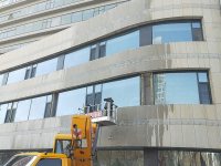宁夏地矿局地矿大厦及实验大楼外墙清洗工程