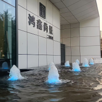 枣庄市鸿鑫尚景小区喷泉-1