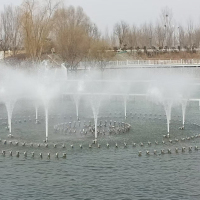 泰安市宁阳县友邦田园度假区音乐喷泉-5