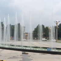 嘉祥县石雕广场音乐喷泉