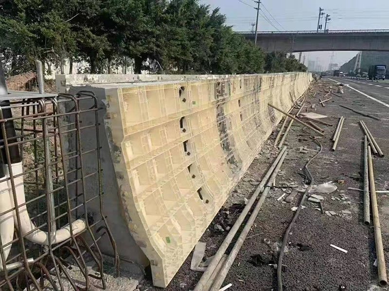 防撞墙塑料模板案例