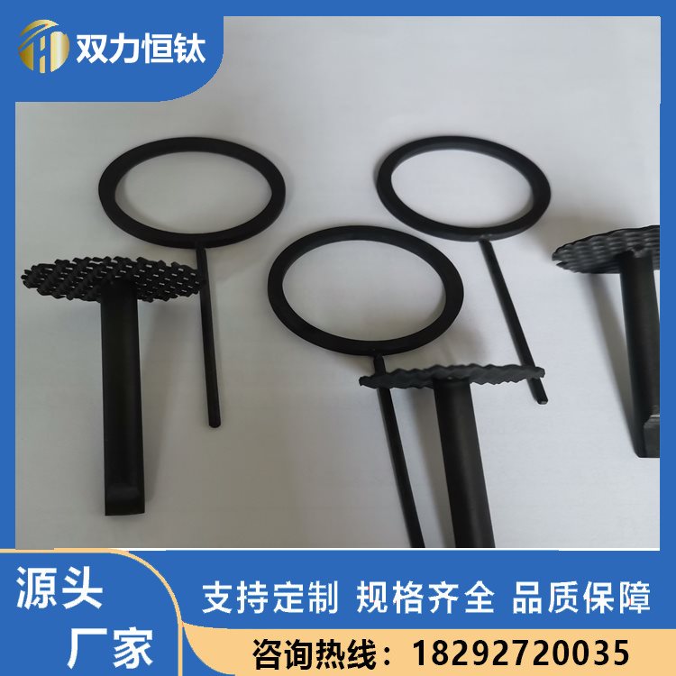 污水处理用涂层钌铱钛阳极加工件钛阳极钛电极