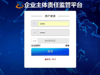 政府企业主体责任监管平台