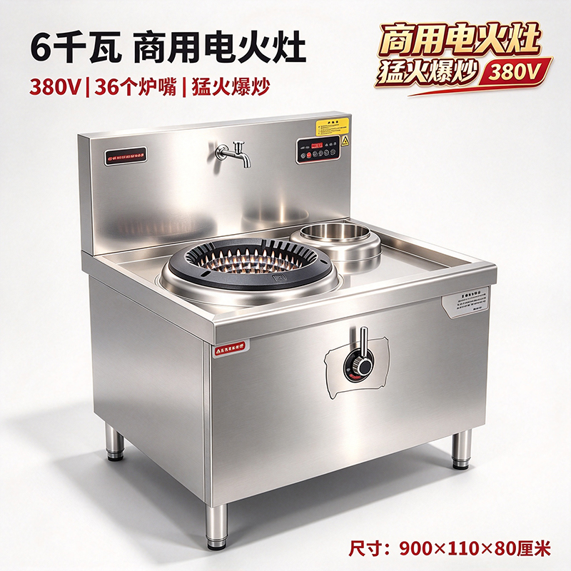 6千瓦商用立式电火灶-3