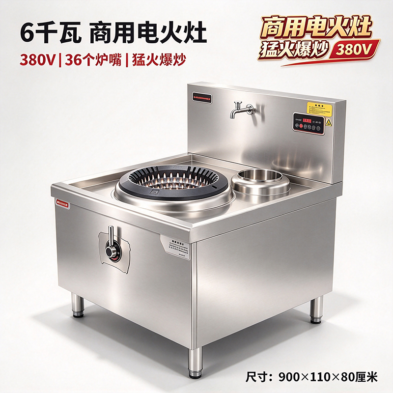6千瓦商用立式电火灶-2