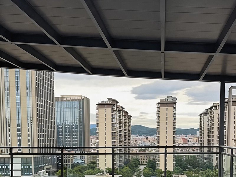 露天阳台顶棚施工1
